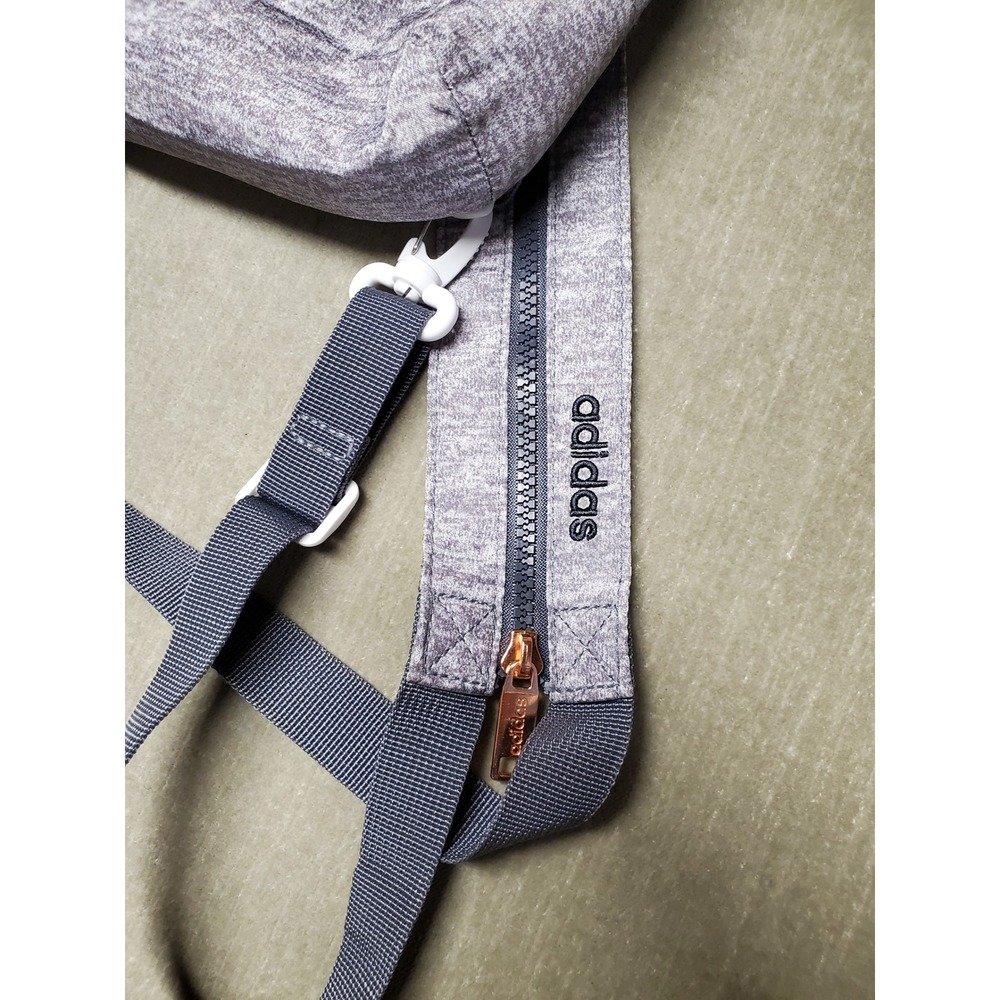 Adidas Essentials Convertible Crossbody Backpack Jersey Grey Rose Gold LP7787 - Picture 5 of 10